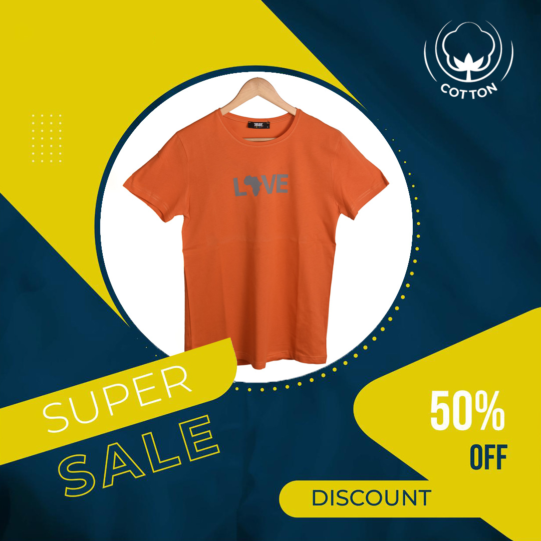 T-shirt ORANGE *LIVE * – Image 5