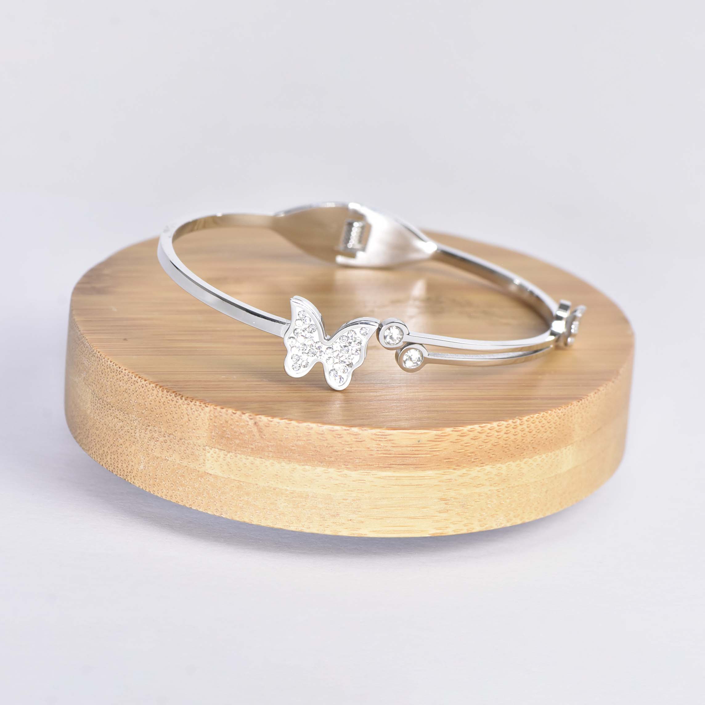 BRACELET LUMIÈRE DE PAPILLIONS ARGENT – Image 2