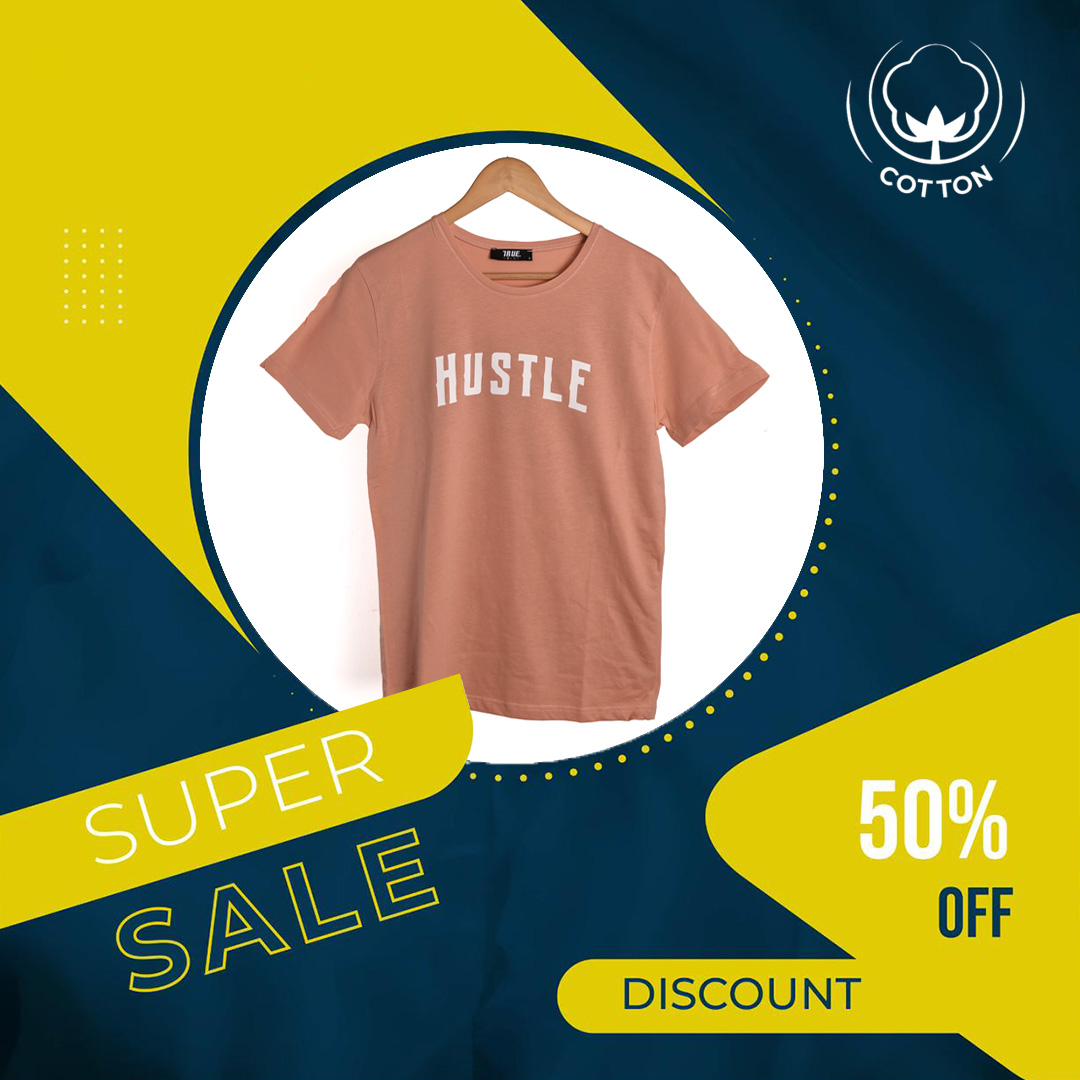 T-shirt SAUMON *HUSTLE* – Image 5
