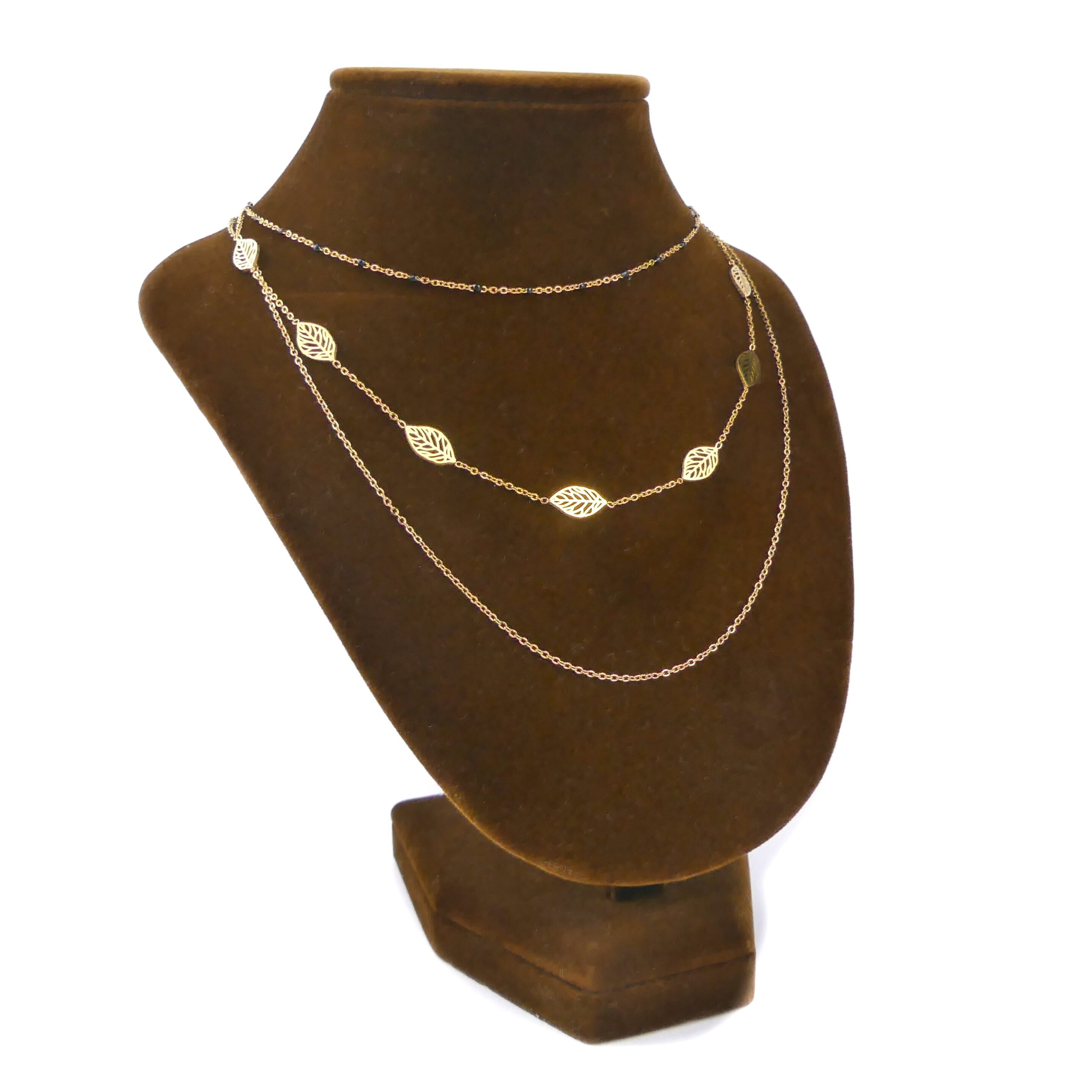 collier triple chaine N67 – Image 2