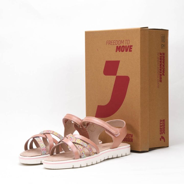 Safety Jogger Sandales Plates Femme Pink