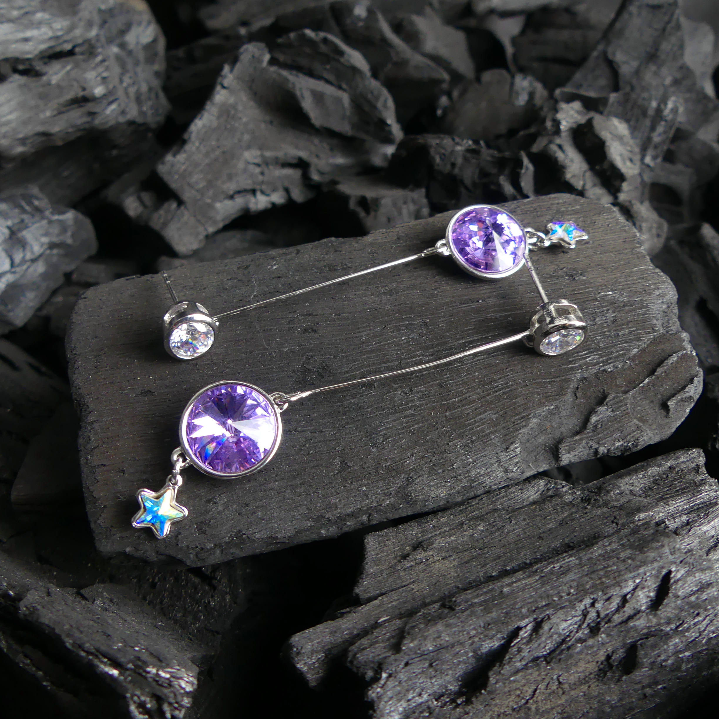 boucle d'oreille pendantes rond move – Image 5