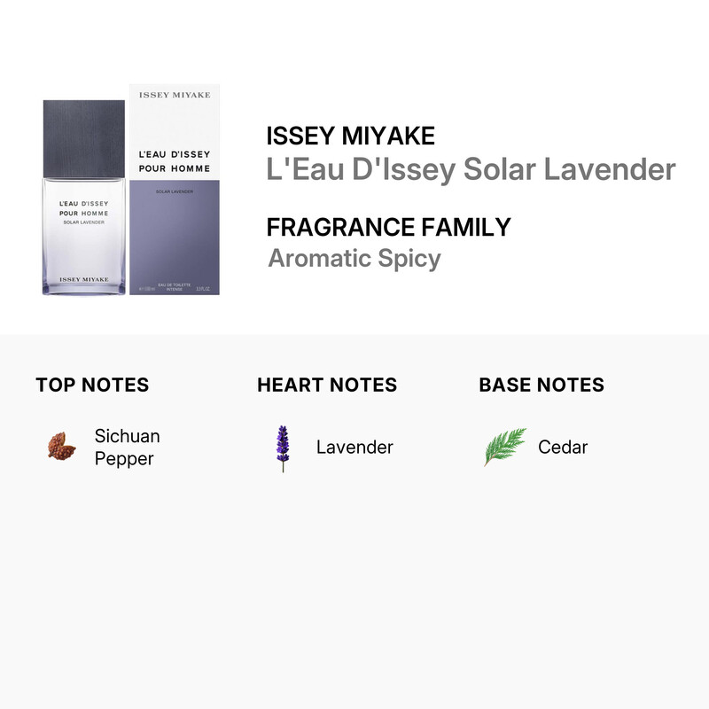 Issey Miyake L'Eau d'Issey Pour Homme Solar Lavender Eau de Toilette Intense 100 ml – Image 4