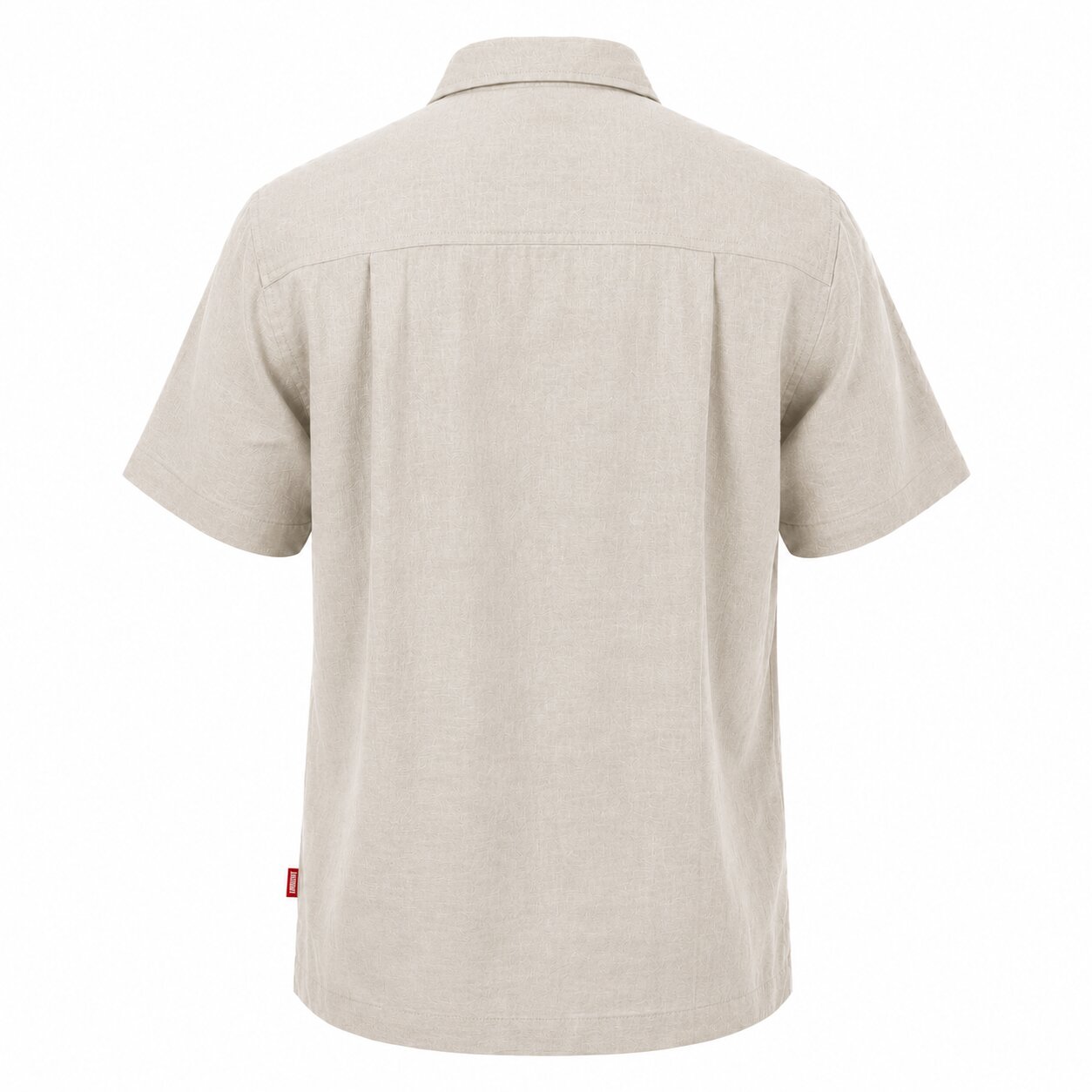 Départ Homme Chemise en Lin Beige – Image 2