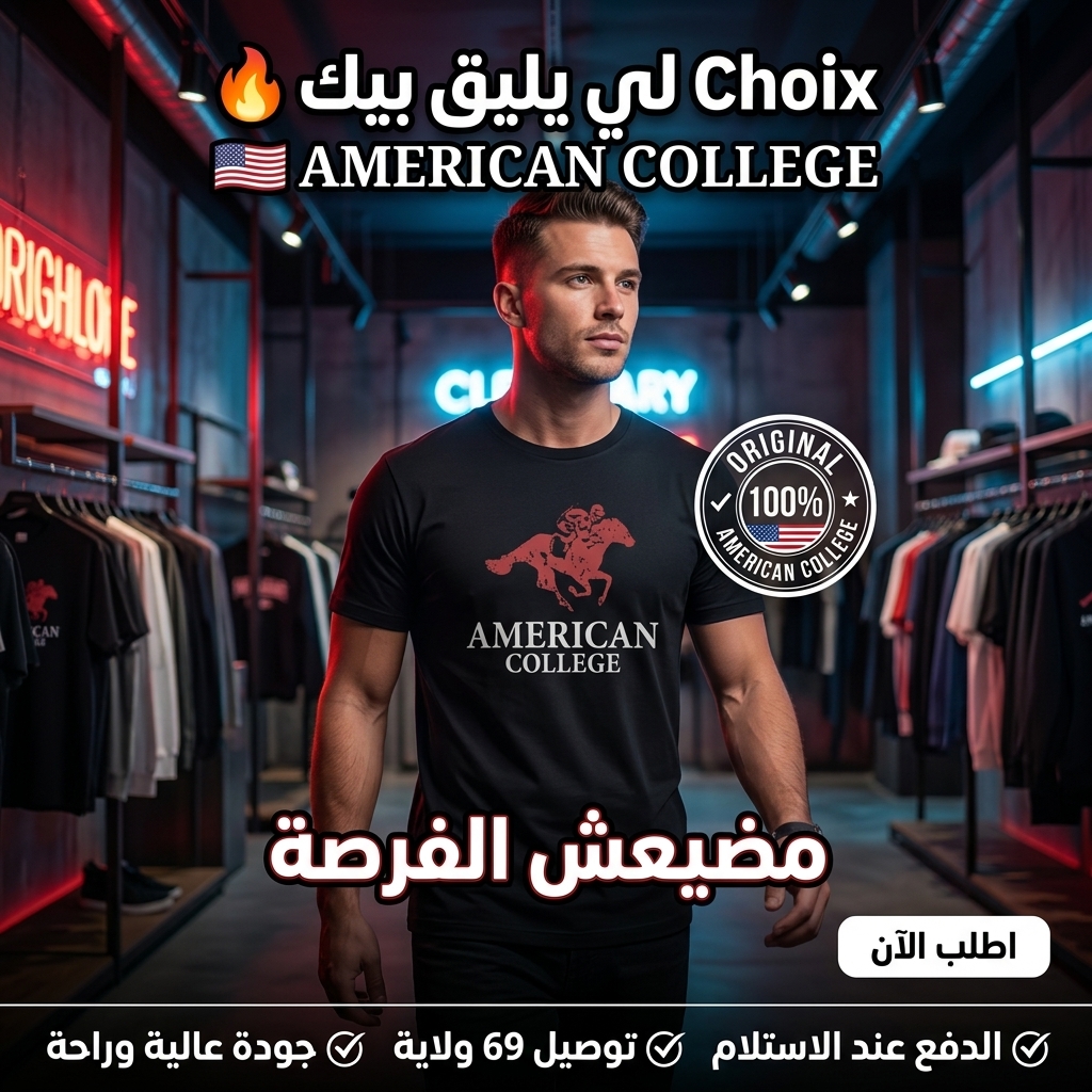 American College t-shirt pour Homme – Image 6
