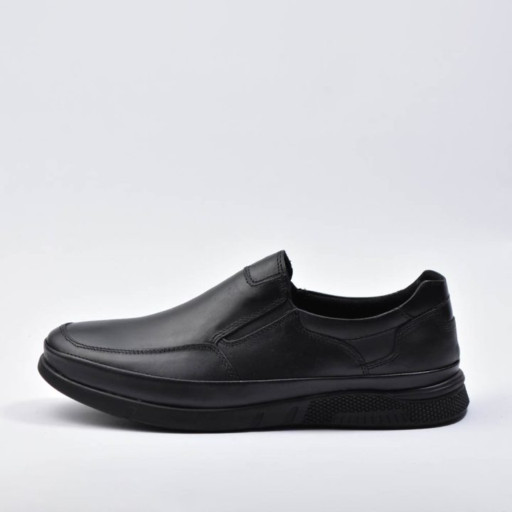 MOCASSINS CUIR NOIR