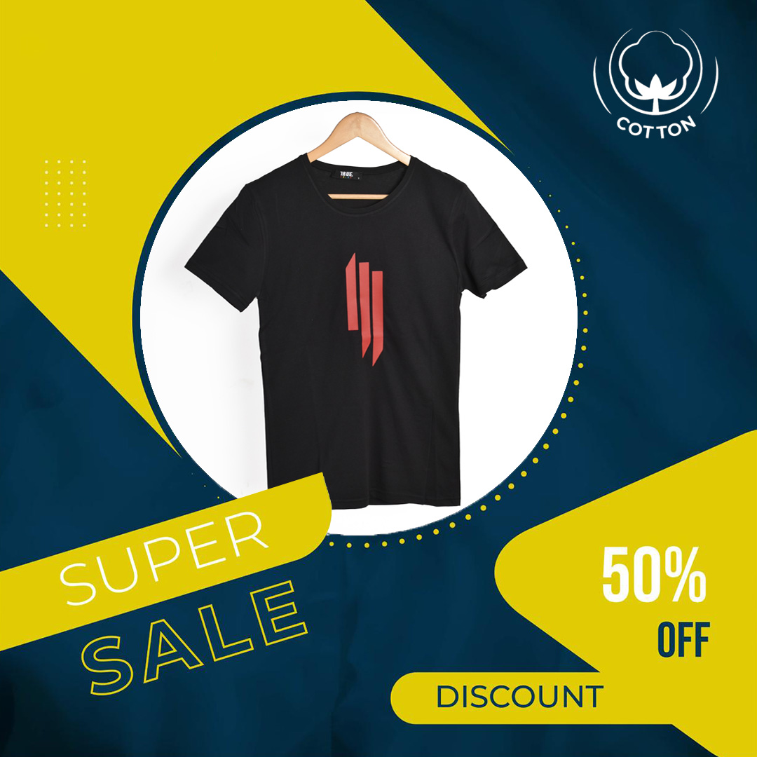 T-shirt NOIR ET ROUGE *Skrillex* – Image 5