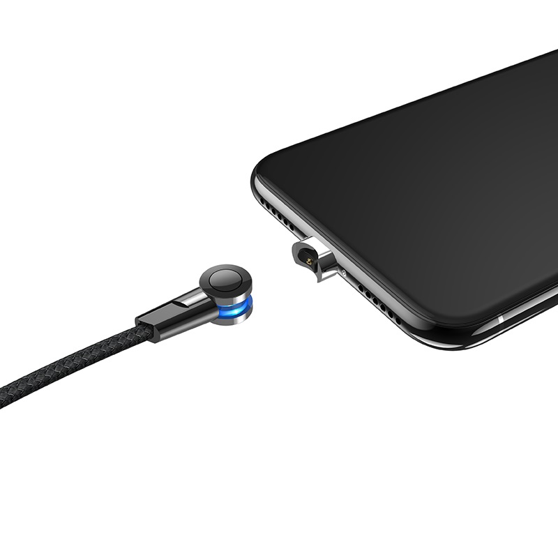 Câble USB vers fil de charge Lightning « S8 Magnetic » – Image 4