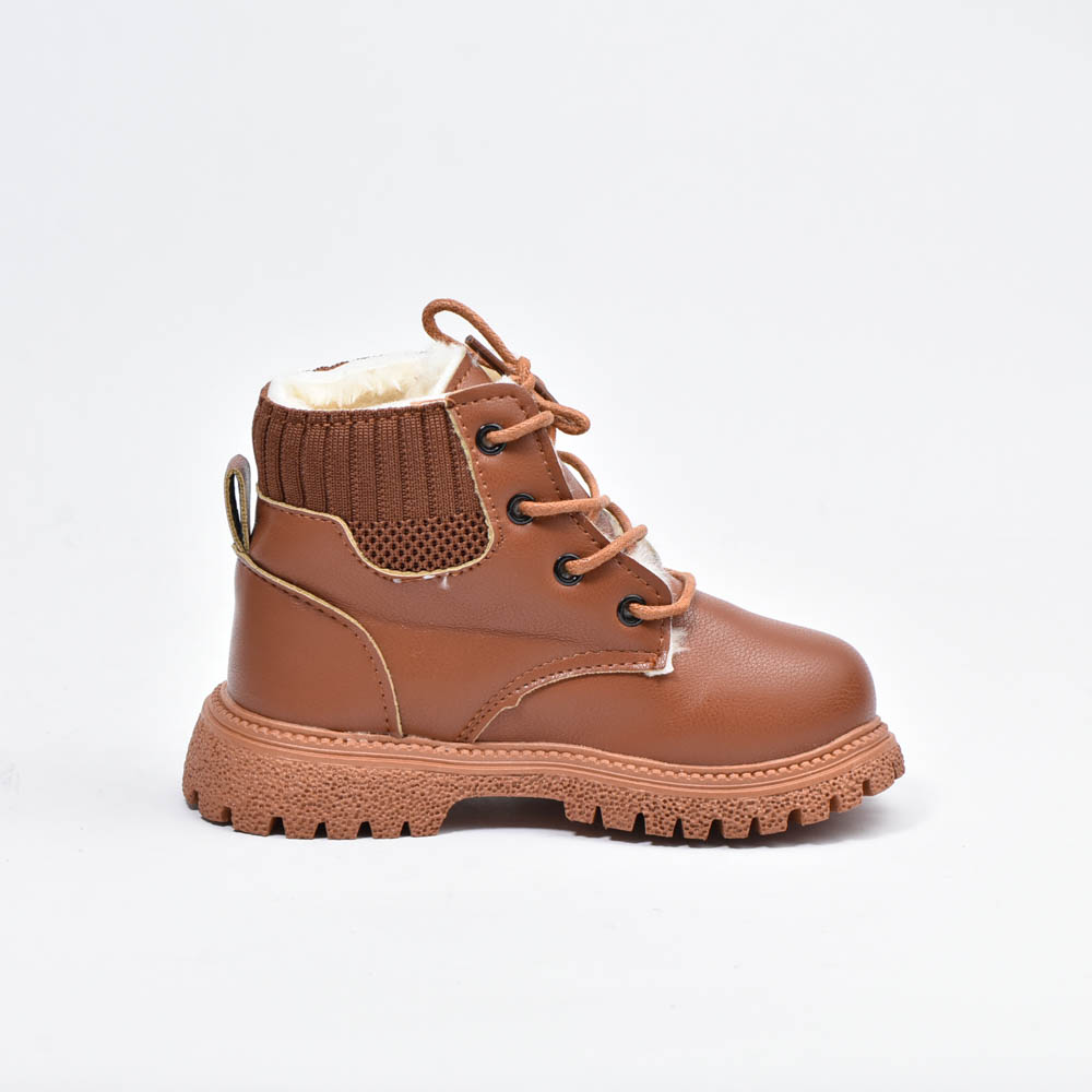 Bottes de neige Marron coordonnantes Enfants – Image 4