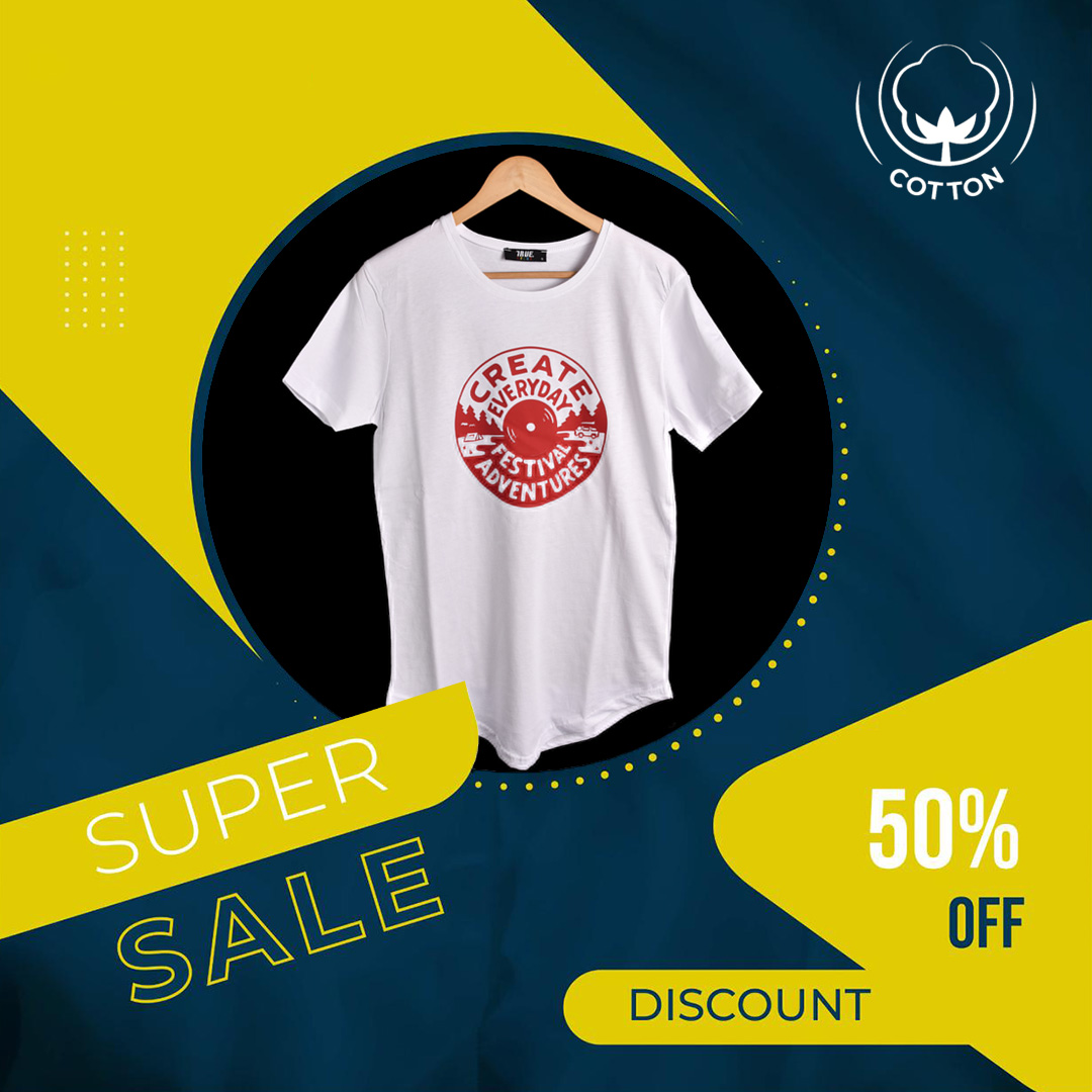 T-shirt BLANC 2 *CREATE EVERDAY * – Image 5