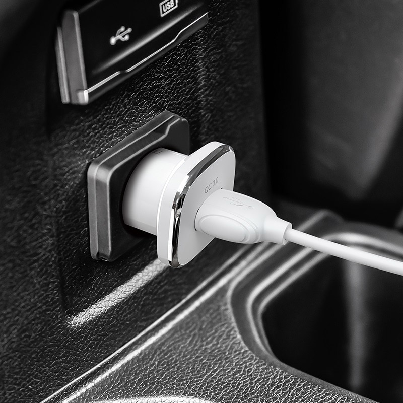 SINGLE PORT QC3.0 IN-CAR CHARGER SET -TYPE C .BZ12A – Image 2