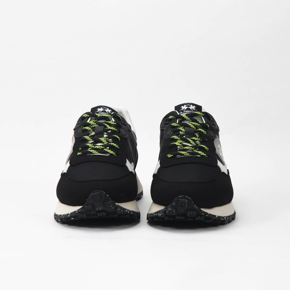LA MARTINA SCARPA UOMO SUEDE ECO TEX NYLON ECO NERO – Image 6
