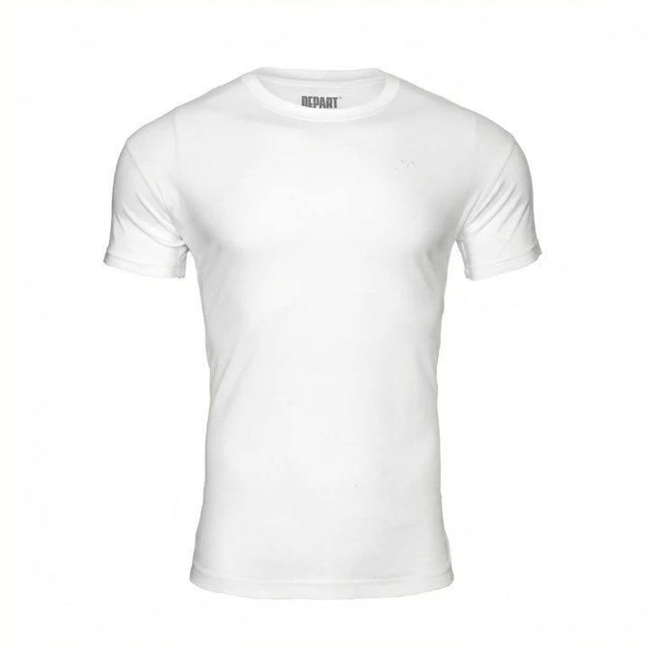 DEPART T-SHIRT HOMME BLANC 100% COTON SIMPLE