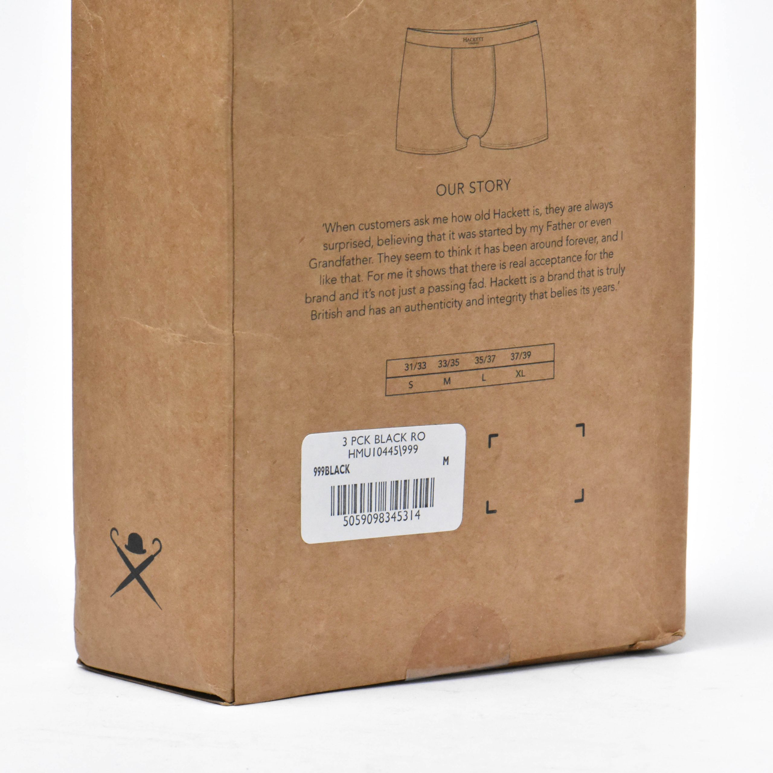 HACKETT PACK 3 PCS BLACK RO – Image 3