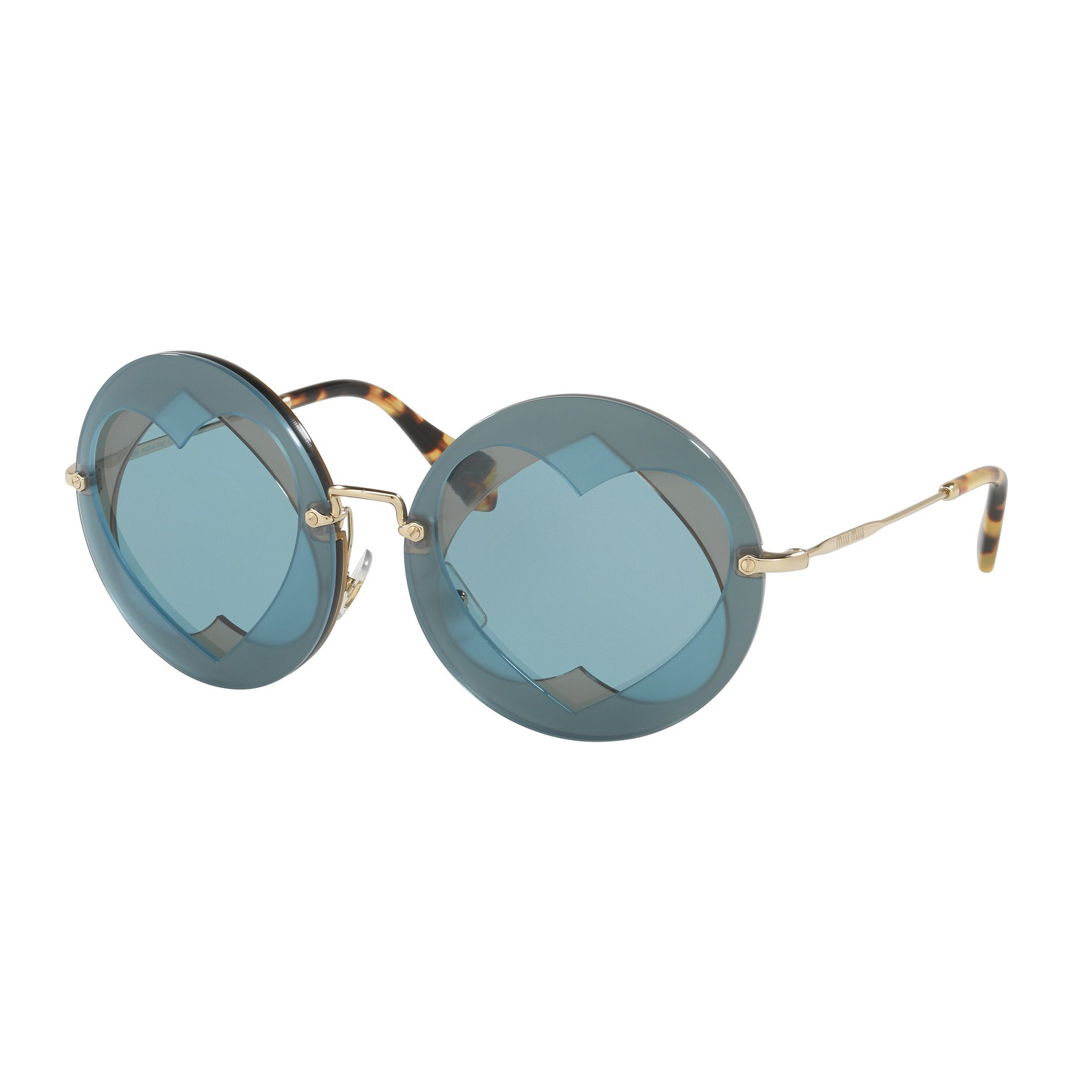 Miu Miu Round Sunglasses MU 01SS – Image 4