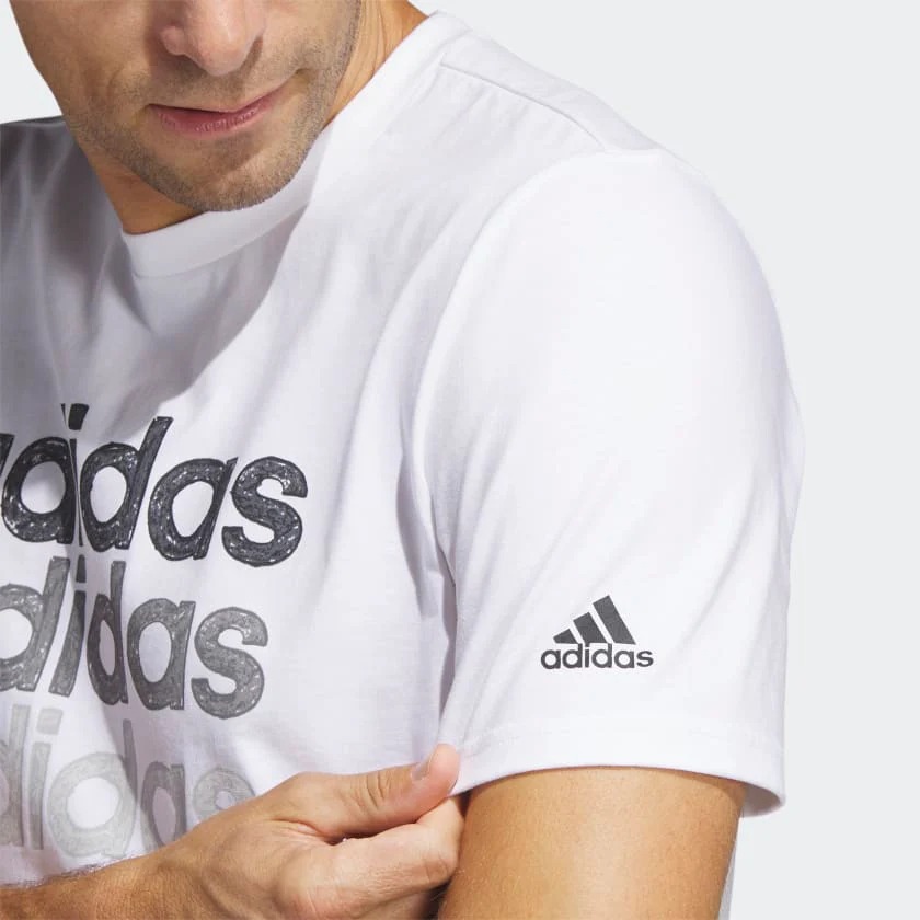 ADIDAS MULTI LINEAR SPORTSWEAR GRAPHIC T-SHIRT (SHORT SLEEVE) – Image 3