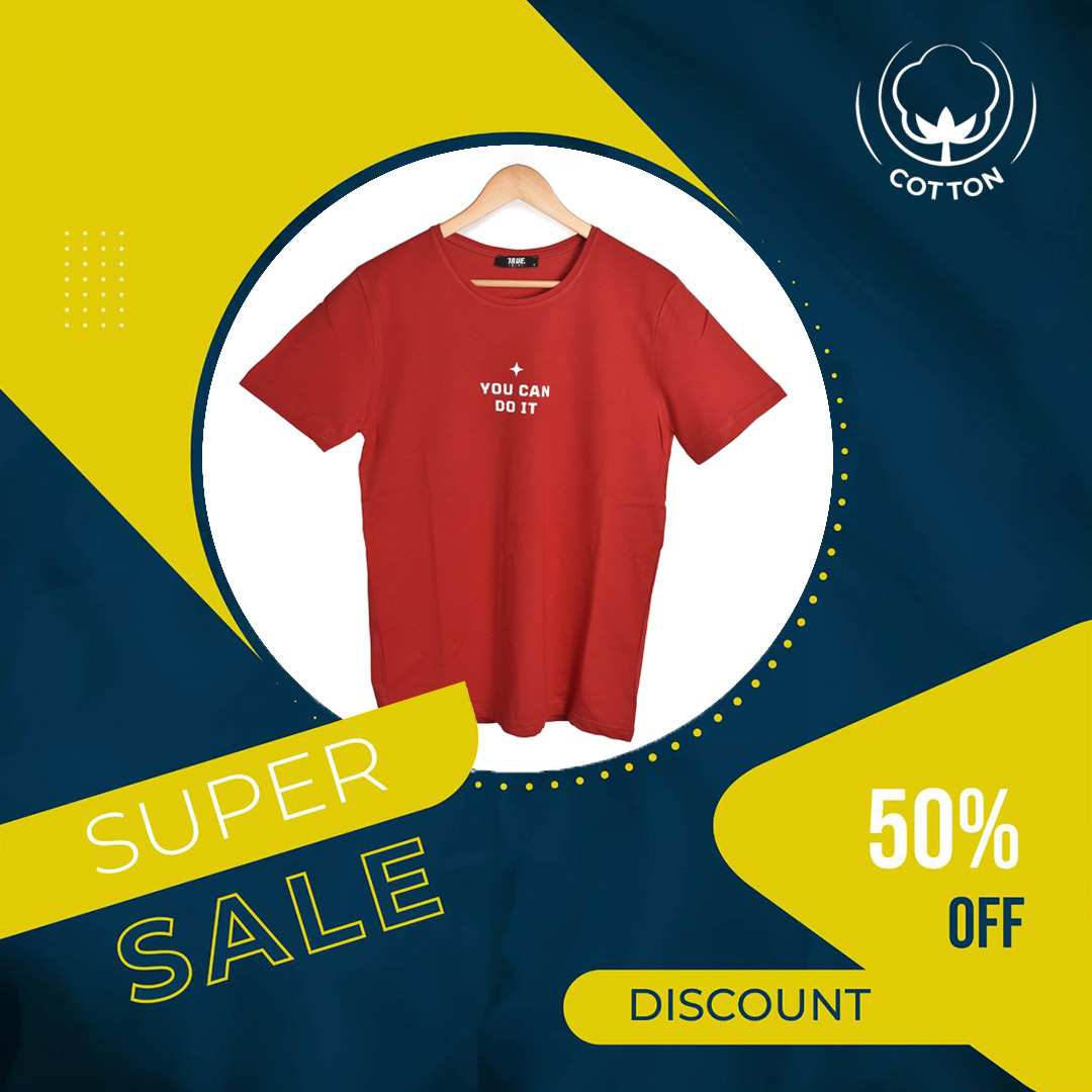T-shirt ROUGE *YOU CAN DO IT* – Image 5