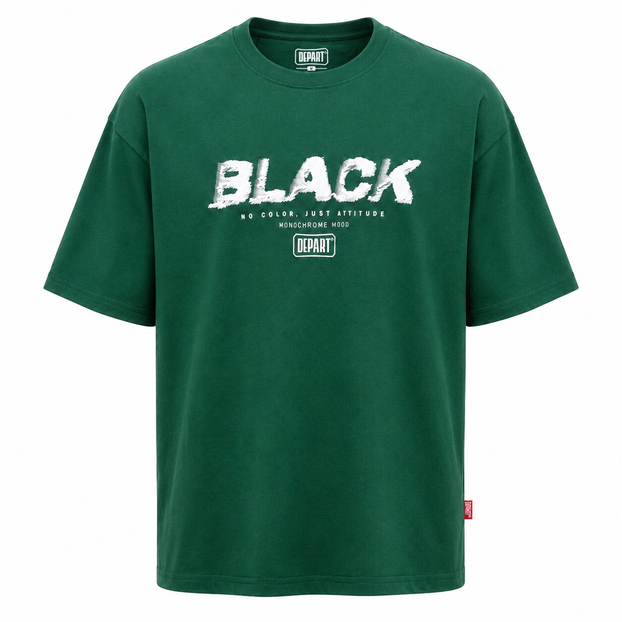 Départ Homme T-shirt Oversize Vert – Image 2