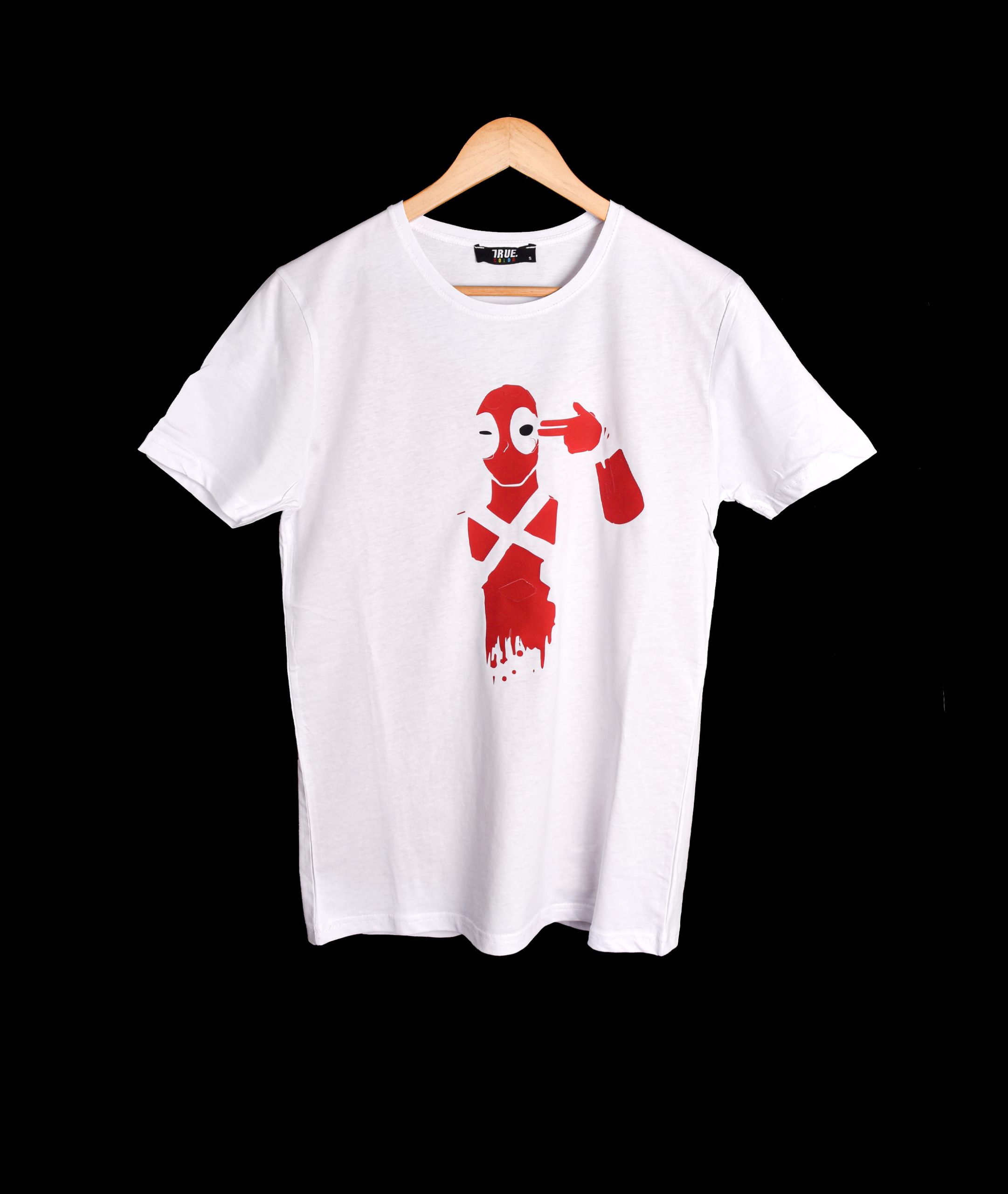 T-shirt BLANC MOTIF SUPER HERO – Image 2