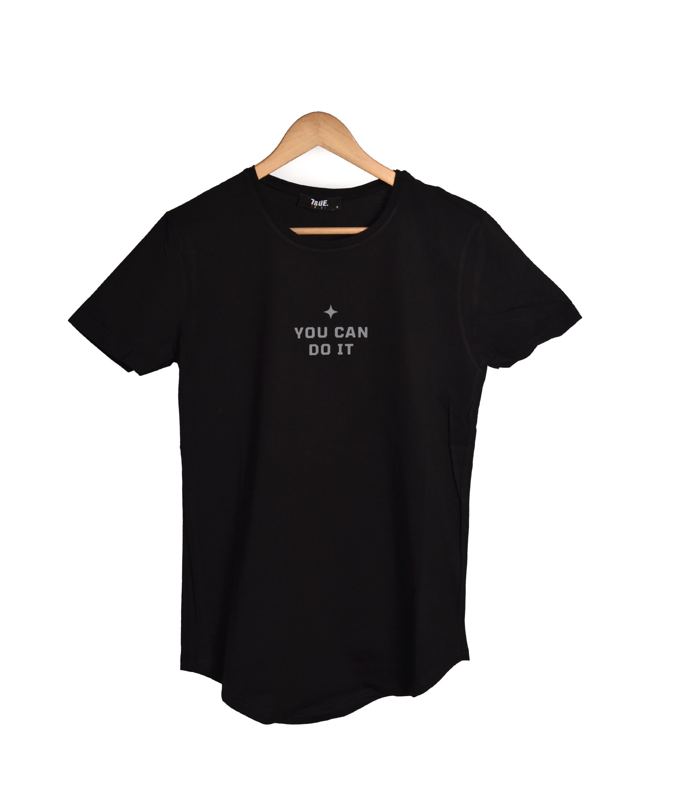 T-shirt NOIR 2 *YOU CAN DO IT * – Image 2