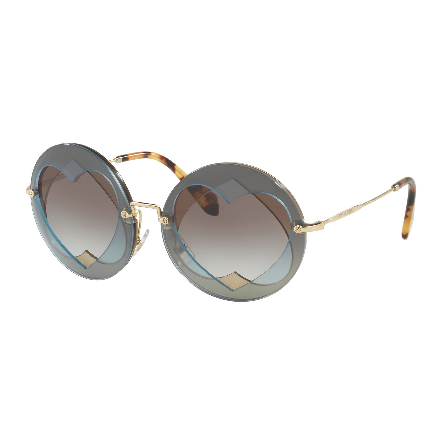 Miu Miu Round Sunglasses MU 01SS – Image 4