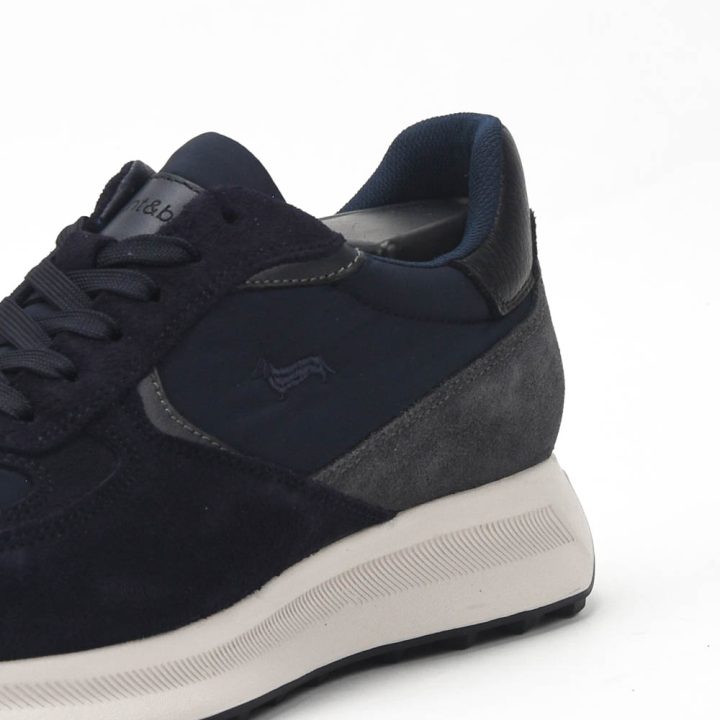 Harmont and Blaine Camoscio Tex Sneakers Homme
