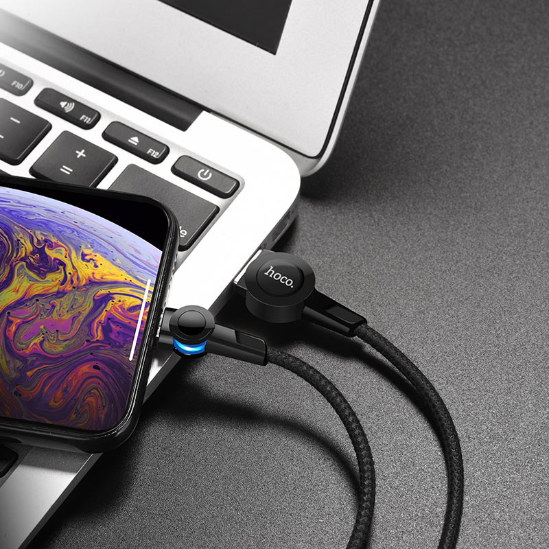 Câble USB vers fil de charge Lightning « S8 Magnetic » – Image 2