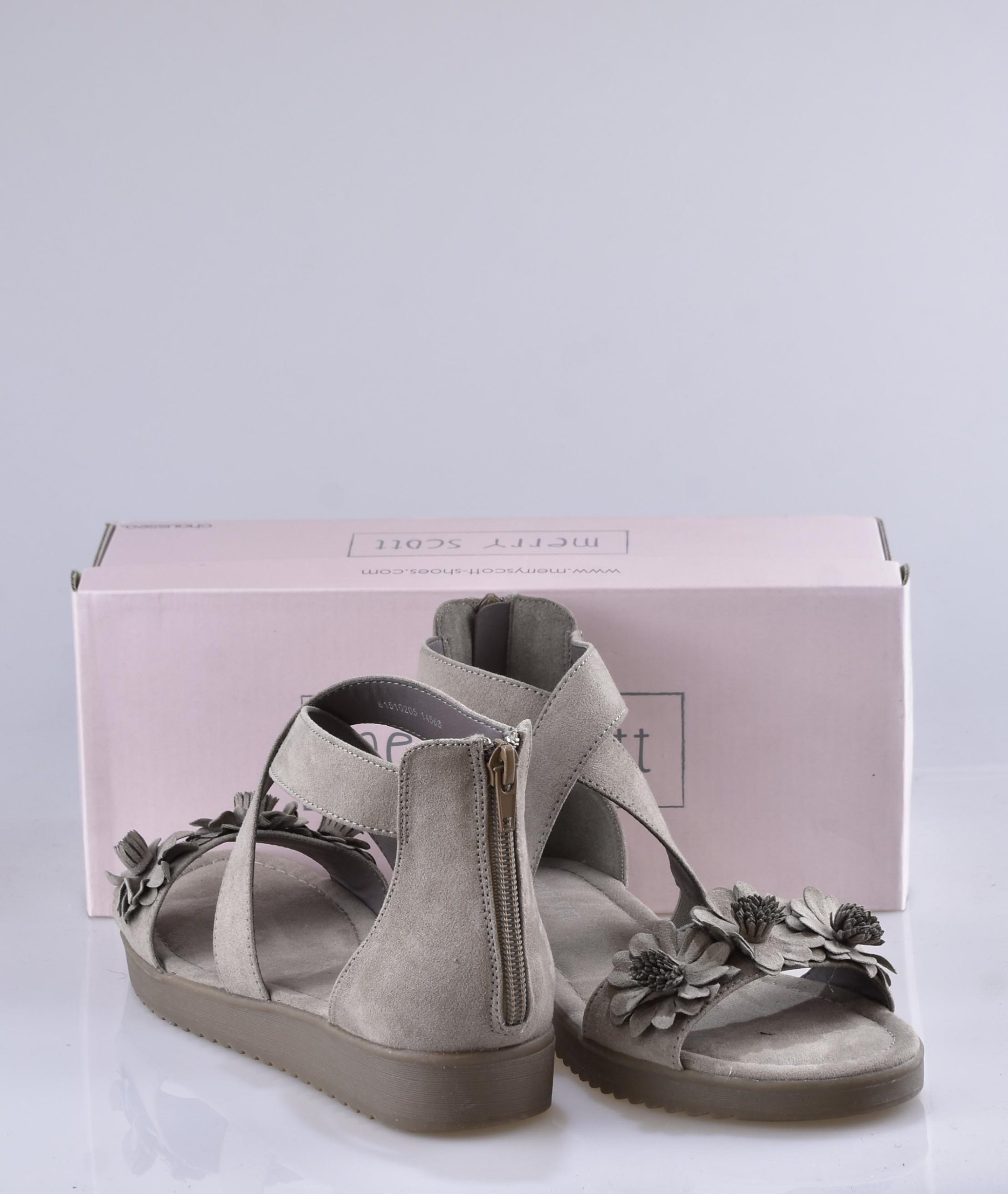 Sandale femme BLACK Merry scott Gris 8150205 s – Image 2