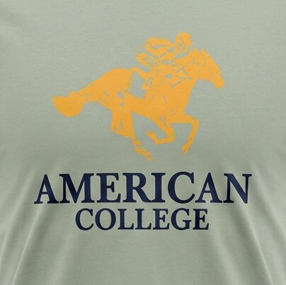 American College t-shirt pour Homme – Image 3