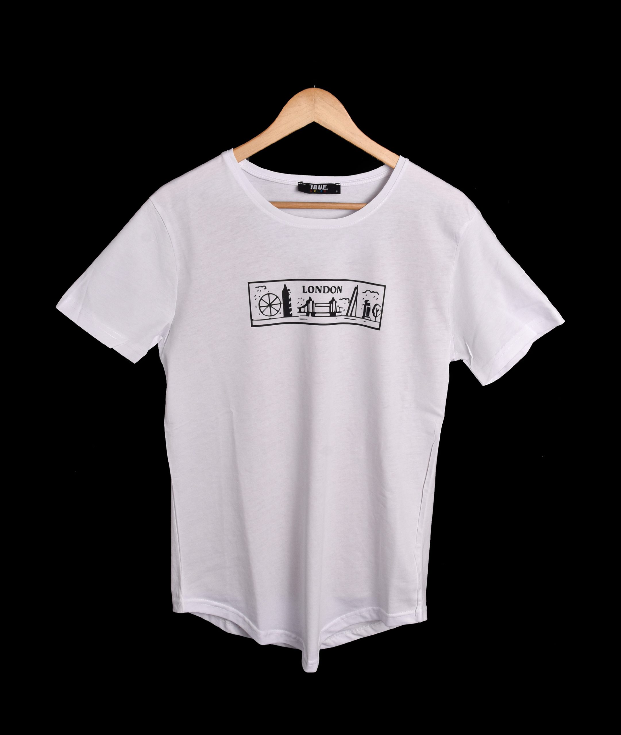 T-shirt BLANC 2 MOTIF LONDON – Image 2