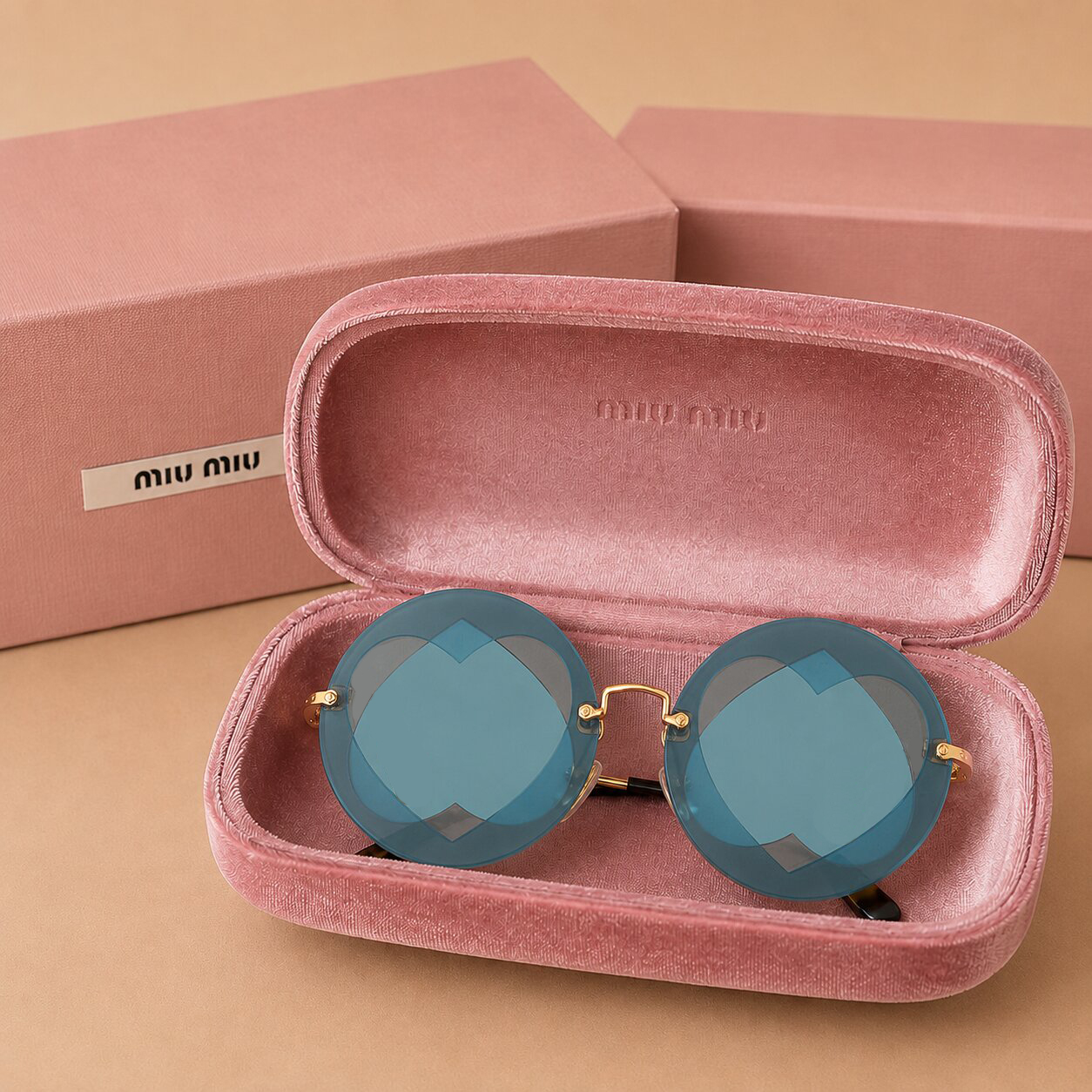 Miu Miu Round Sunglasses MU 01SS – Image 5