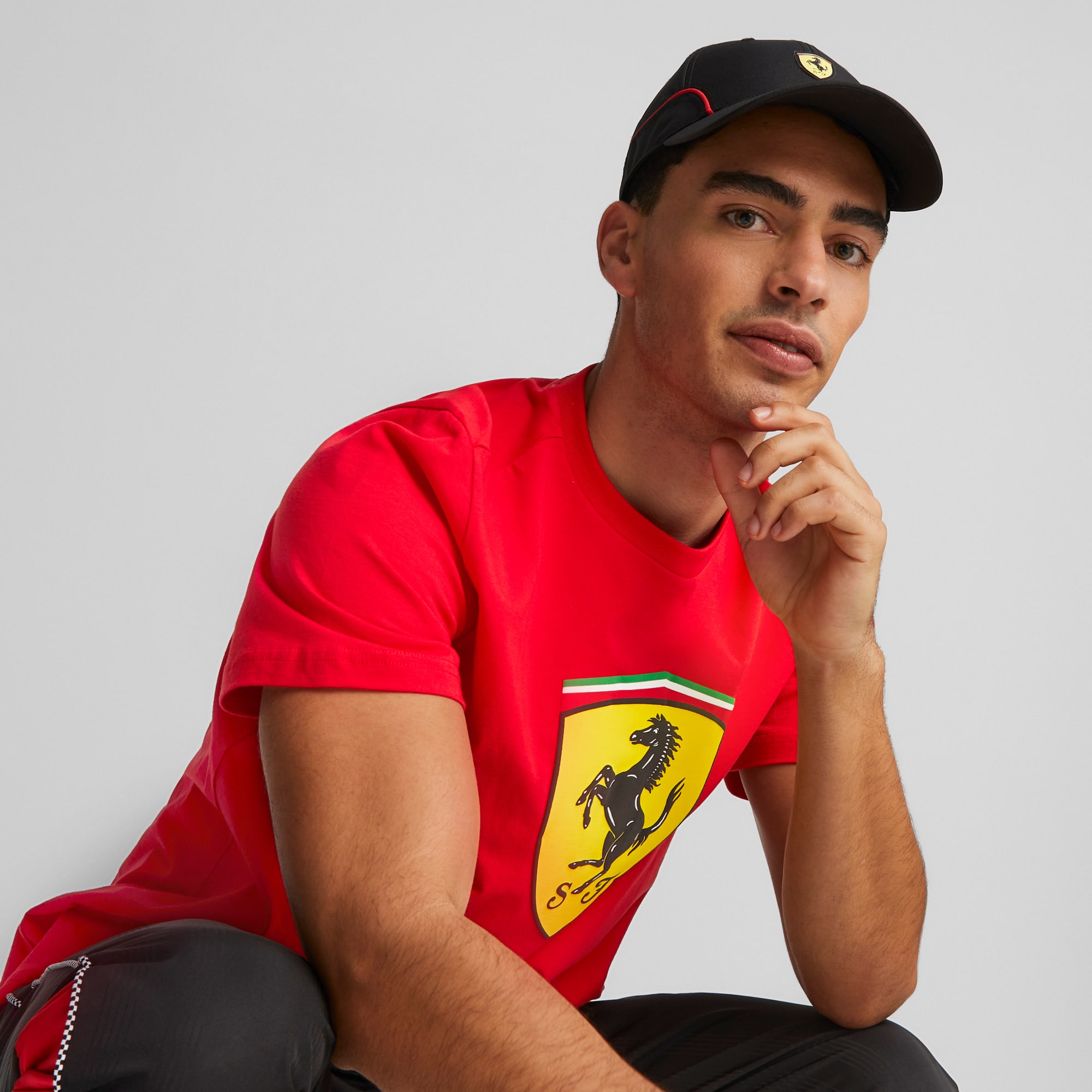 CASQUETTE PUMA FERRARI SPTWR RACE BB CAP BLACK – Image 3