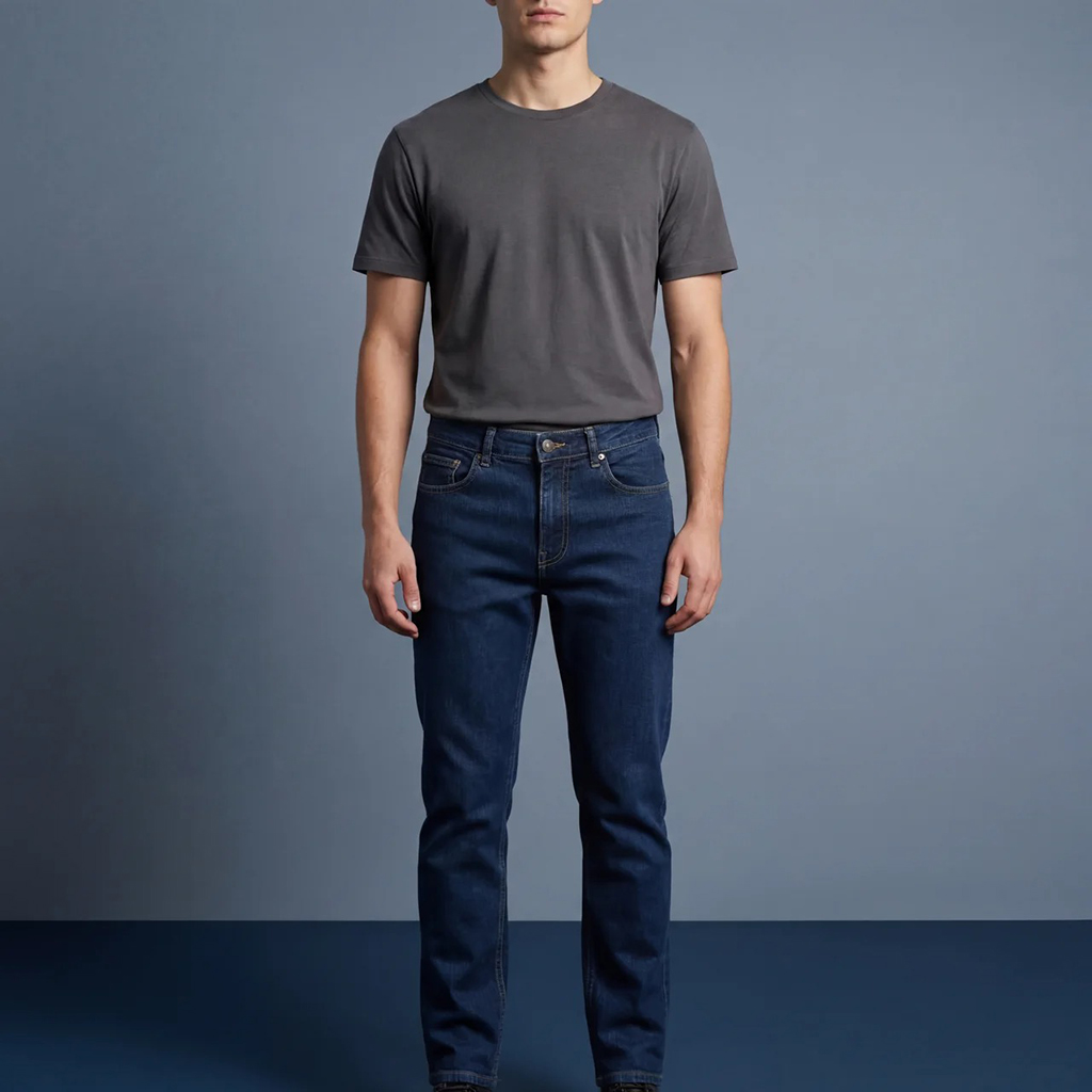 DEPART PANTALON JEAN DEPART SLIM HOMME BLEU – Image 6