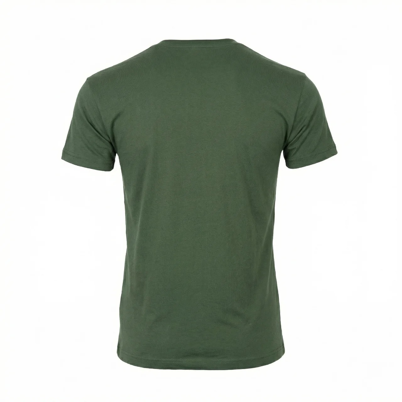 DEPART T-SHIRT HOMME VERT 100% COTON SIMPLE – Image 2