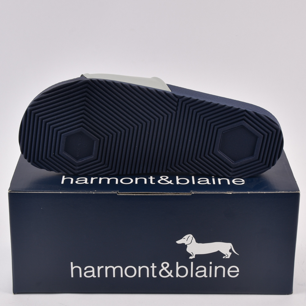 HARMONT AND BLAINE CIABATTA UOMO EVA - LOGO GRIGIO - BLU – Image 4