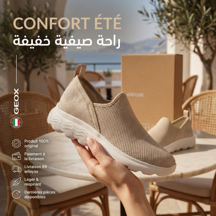 Geox Spherica Slip-On Sneakers Femme