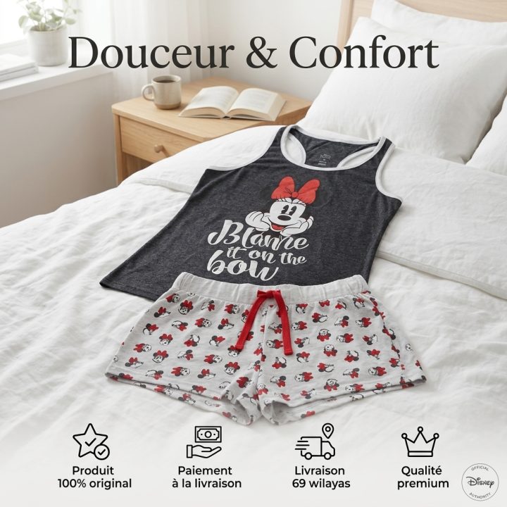 Pyjama d'Été Femme Disney Minnie Mouse