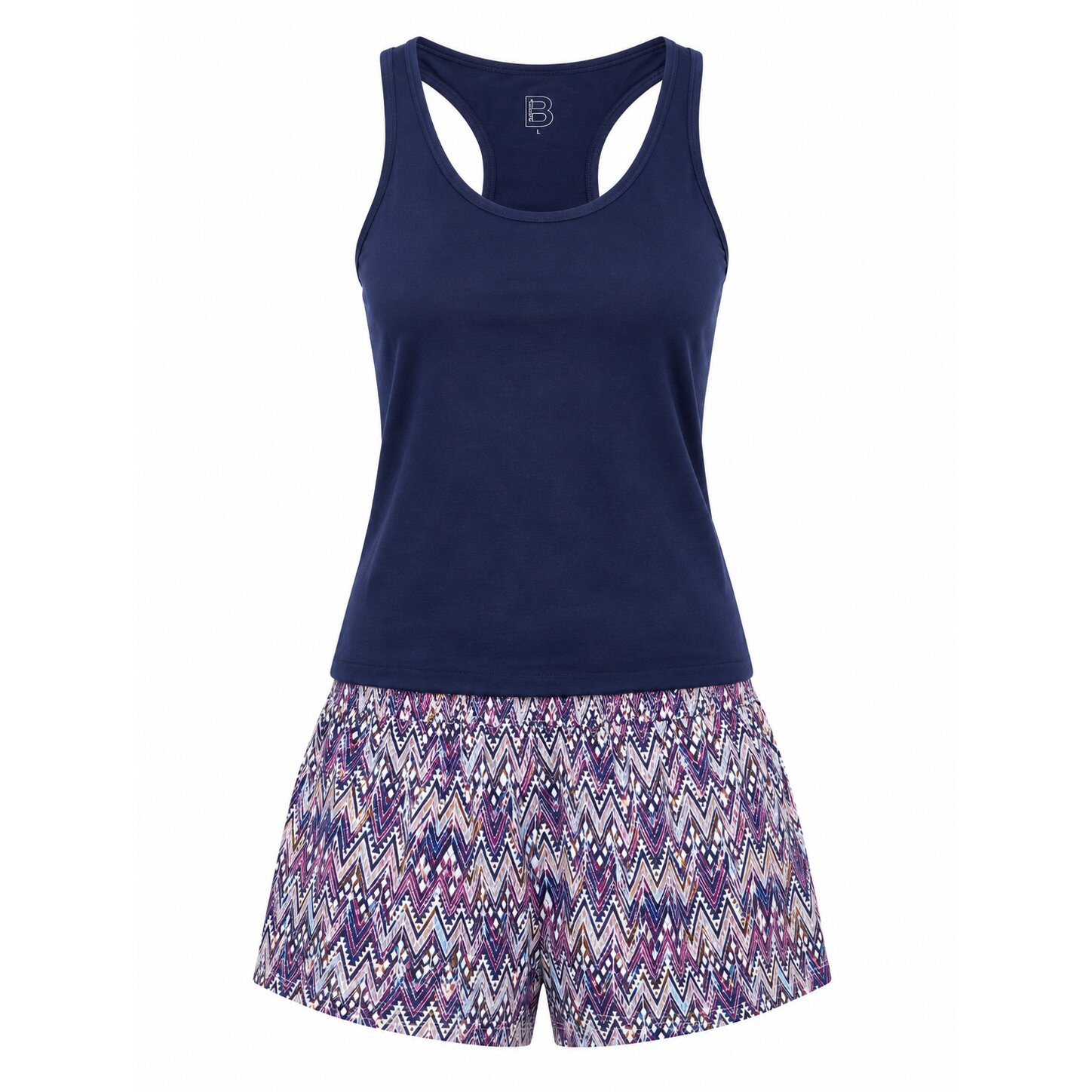 Pyjama d'Été Femme Bleu – Image 4