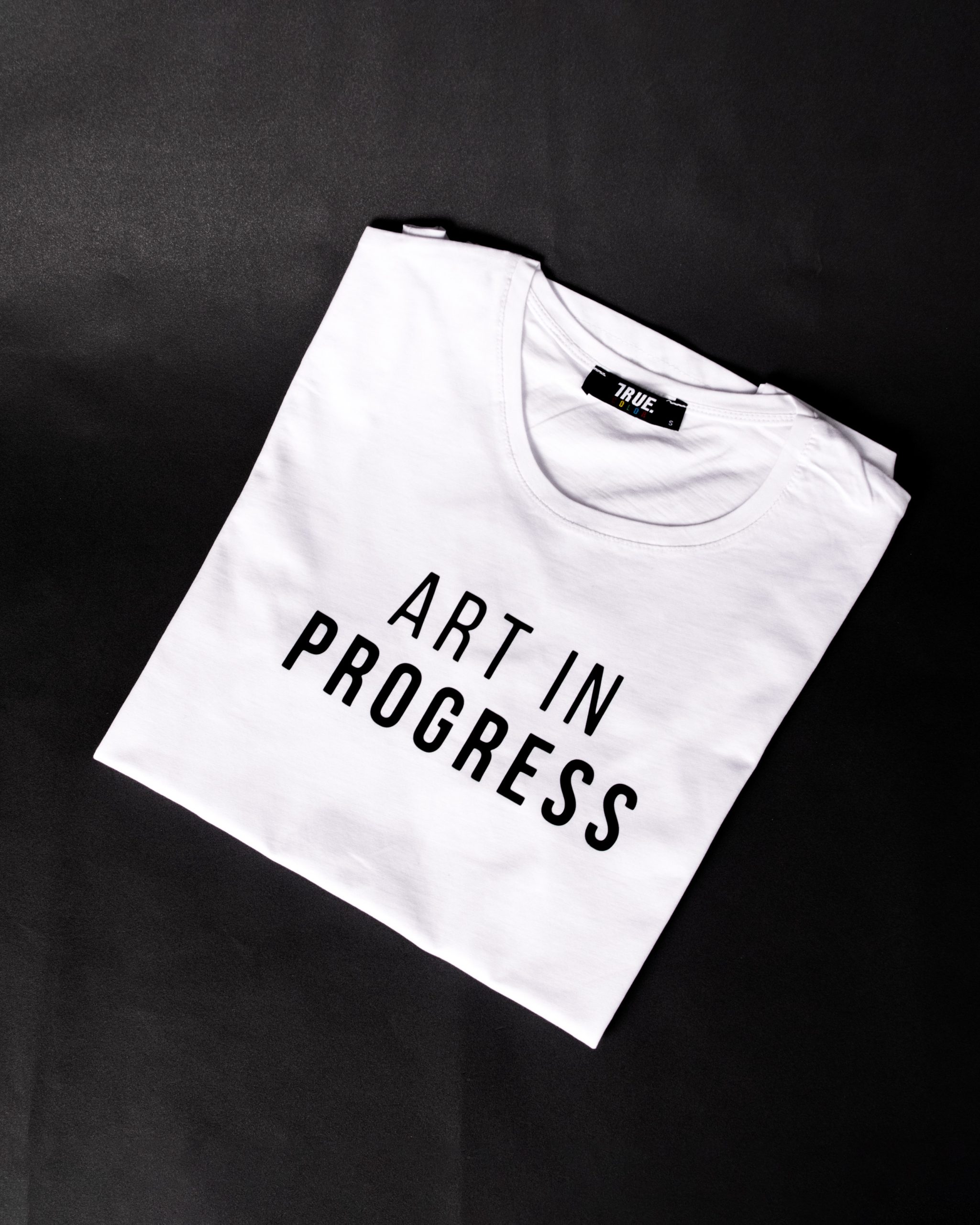 T-shirt BLANC *ART IN PROGRESS* – Image 2