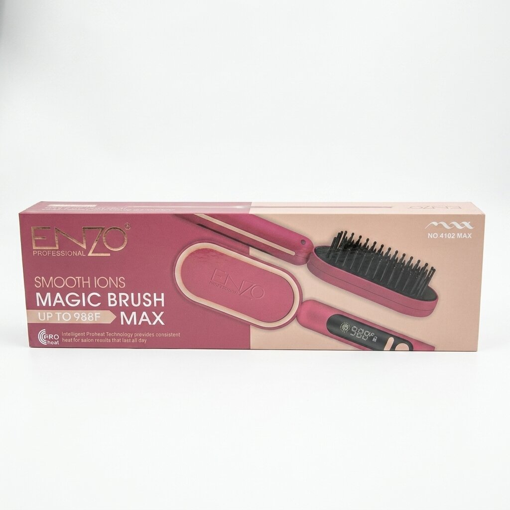 ENZO PROFESSIONAL Peigne Pour Cheveux Chauffante Lissante Pro 988F° – Image 3