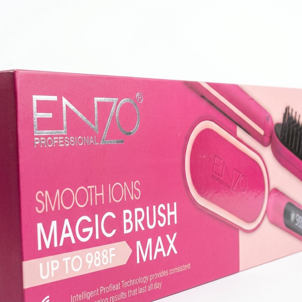 ENZO PROFESSIONAL Peigne Pour Cheveux Chauffante Lissante Pro 988F° – Image 4
