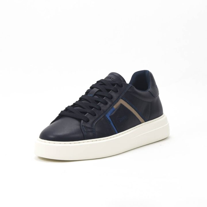 Harmont and Blaine Blue Sneakers Homme
