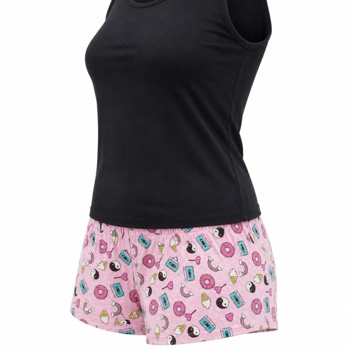 Pyjama d&rsquo;Été Femme Noir