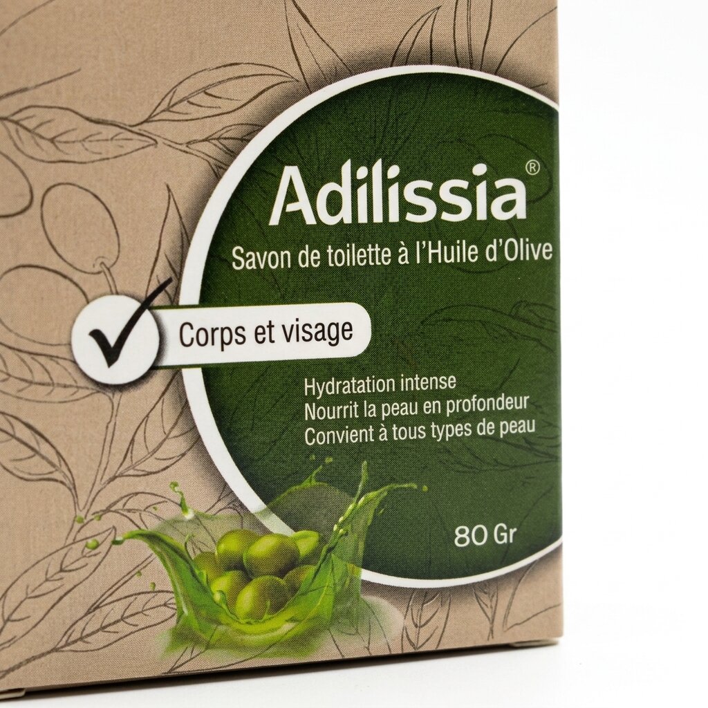Adilissia Savon Corps et Visage à l’Huile d’Olive (pack X3) – Image 5