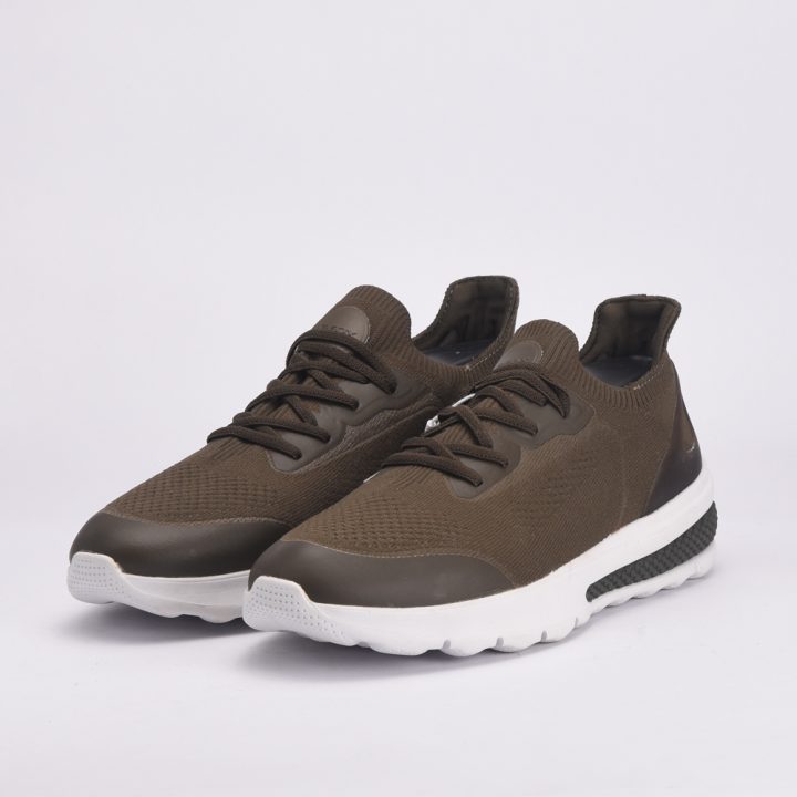 BASKET GEOX U SPHERICA VERT MILITAIRE