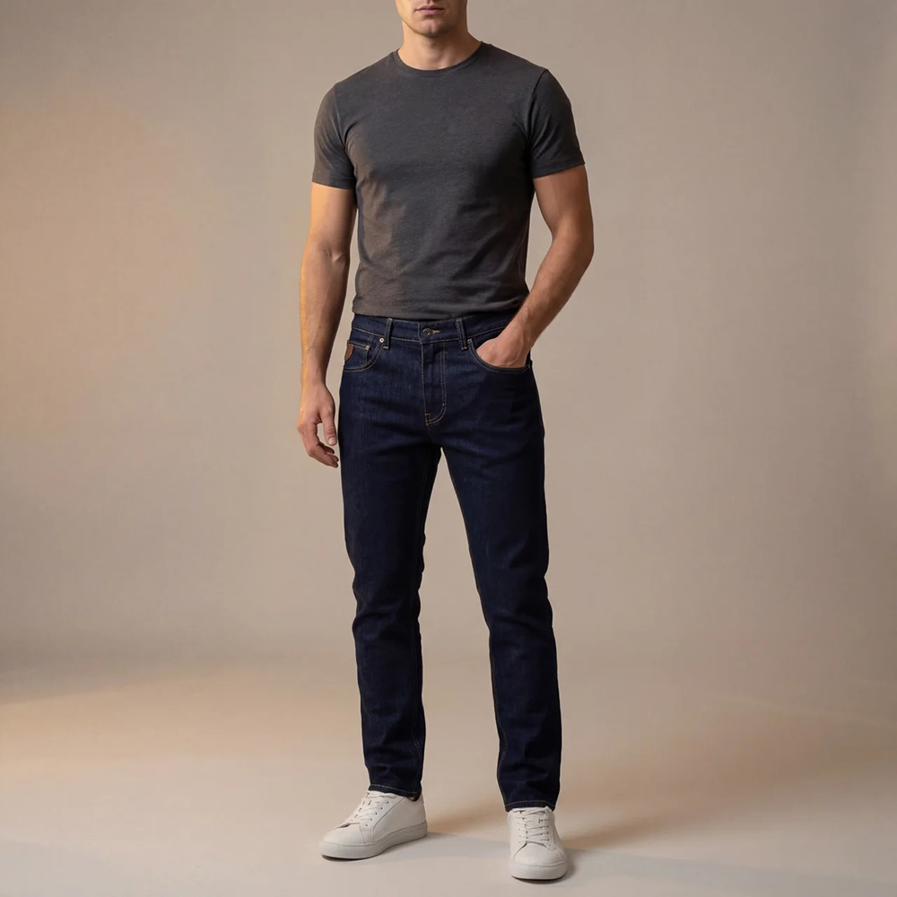 LUMBERJACK PANTALON JEAN HOMME SLIM BLEU NUIT – Image 6