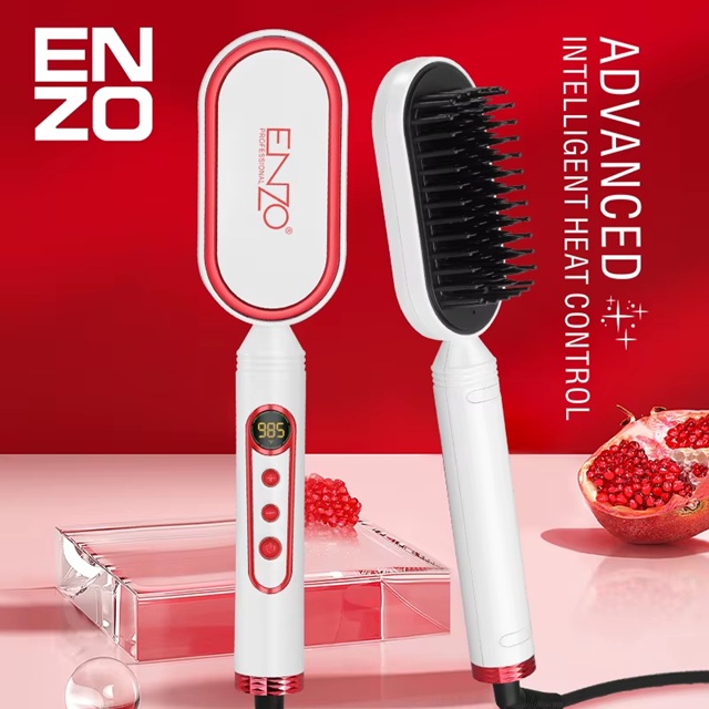 ENZO Professional EN-4201 Mini Hair Straightening Brush – Image 4