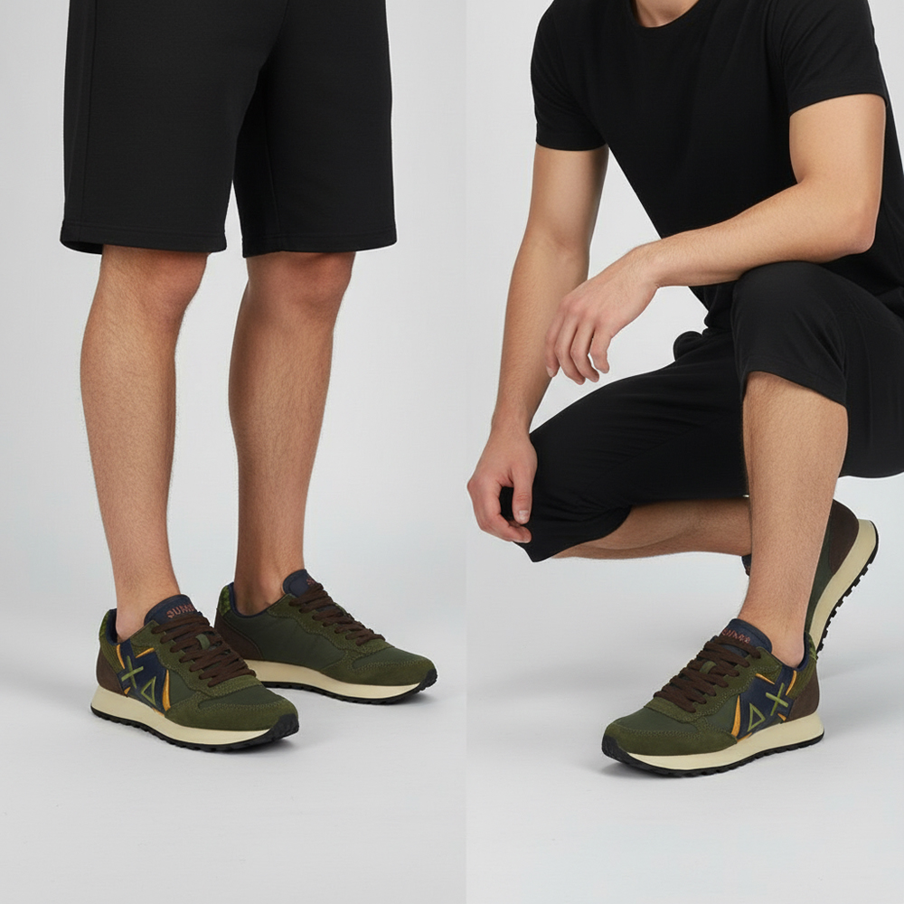 BASKET SUN68 JAKI WINTER 74 MILITARE SCURE – Image 3
