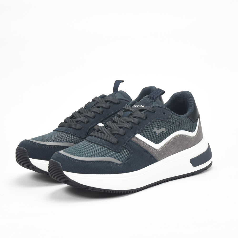 Harmont and Blaine Suede and Fabric Sneakers – Image 3