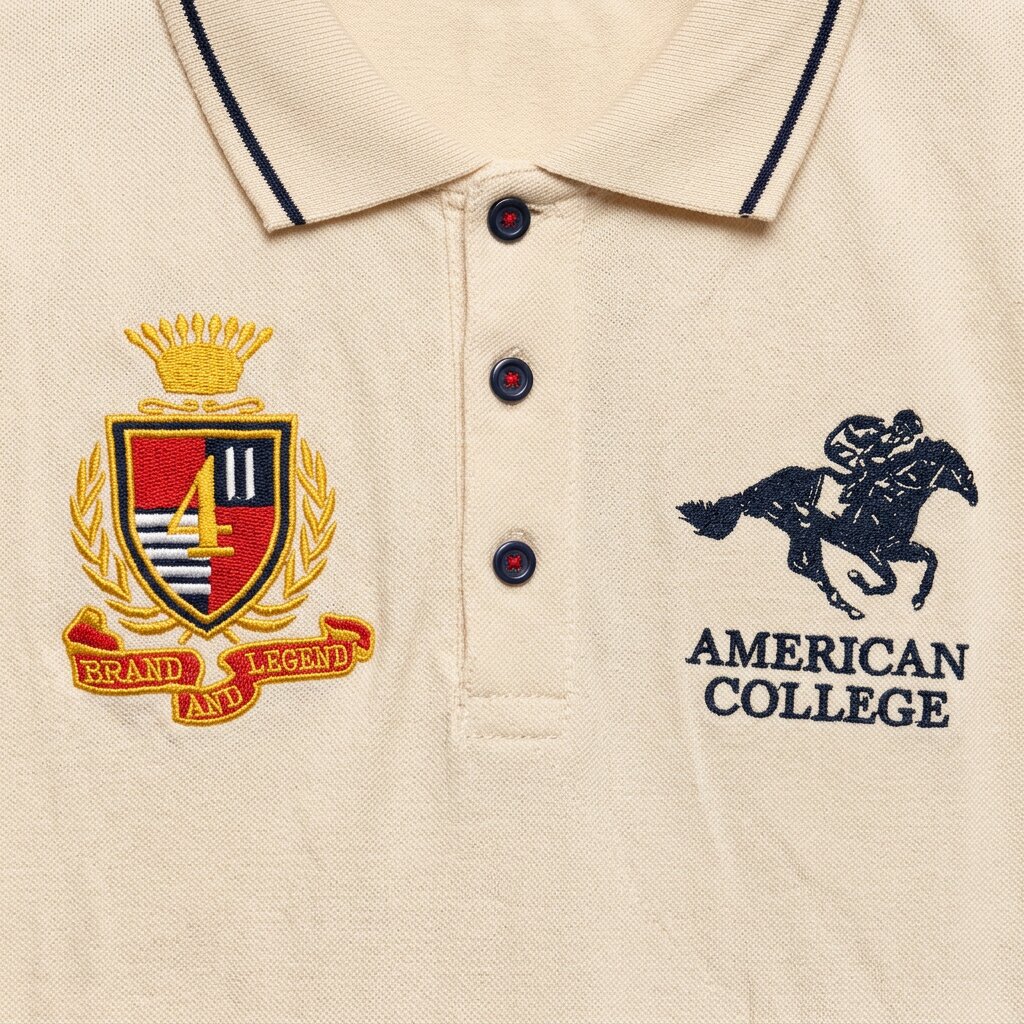 American College Polo pour Homme – Image 3